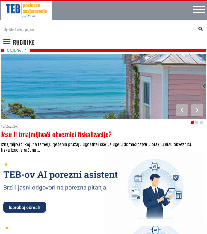 teb.hr screenshot